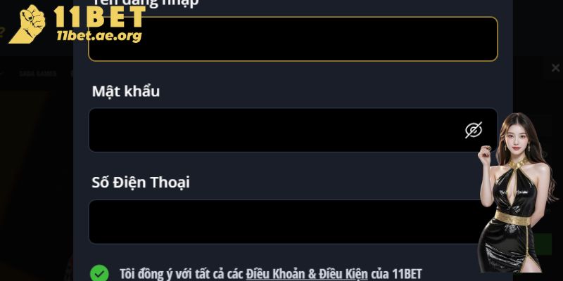 Đăng ký tài khoản 11bet siêu nhanh và đơn giản